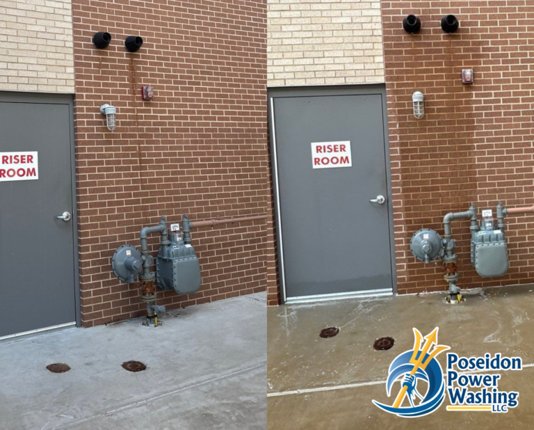 Before and after cleaning