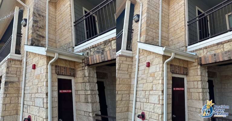 Apartment Drone Softwashing