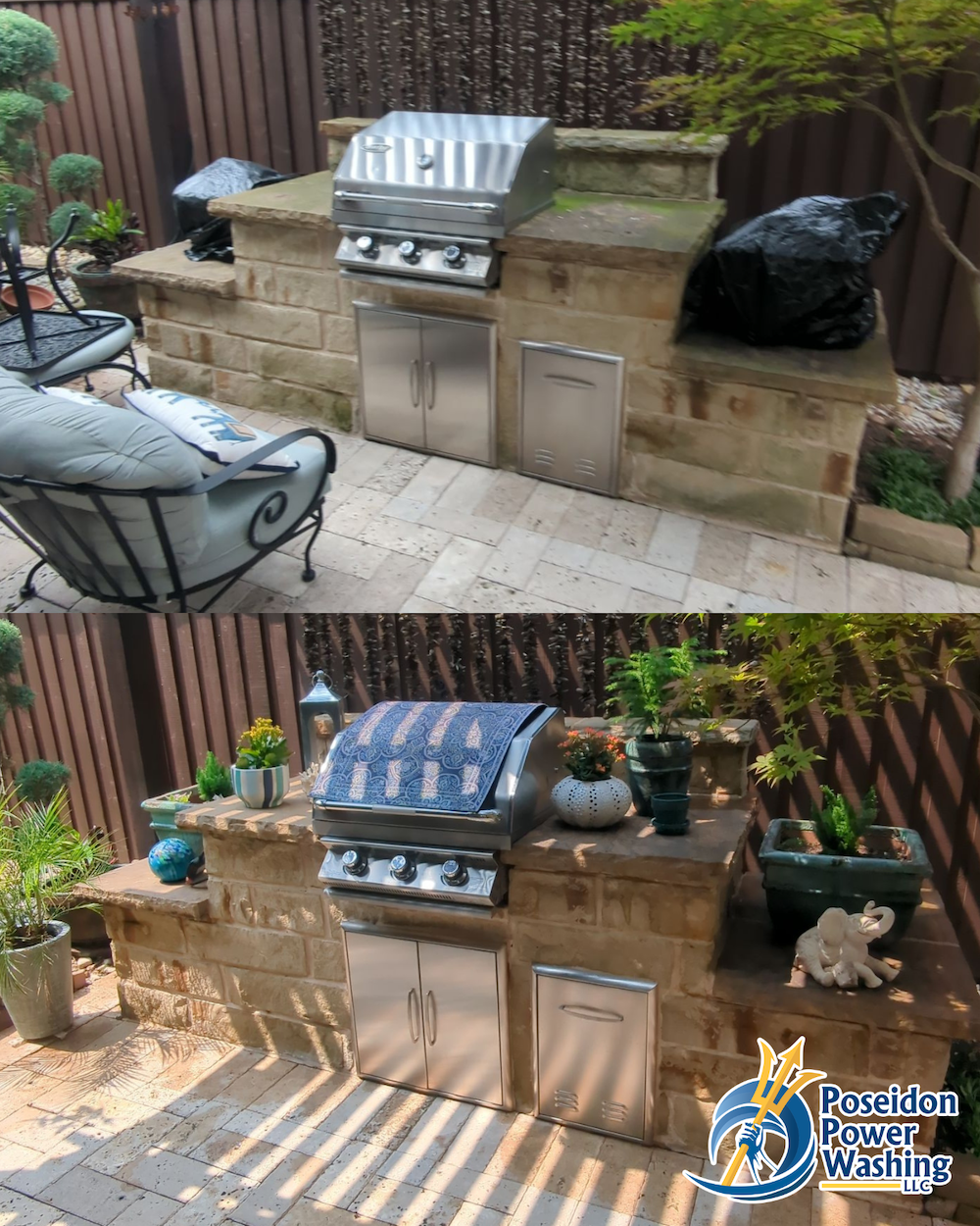 Grill Area Cleaning