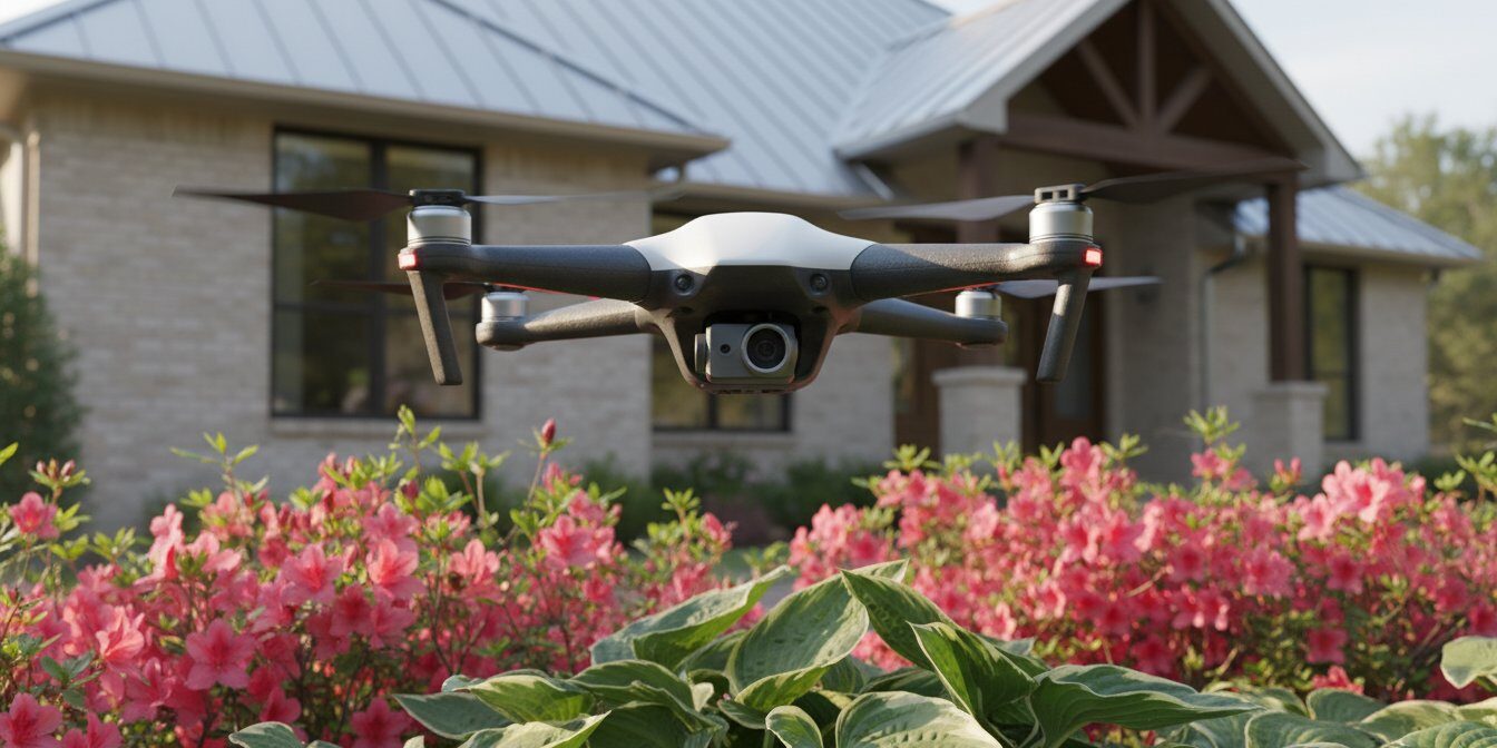 Drone Roof Cleaning in East Texas: The Future of Safe Roof Restoration