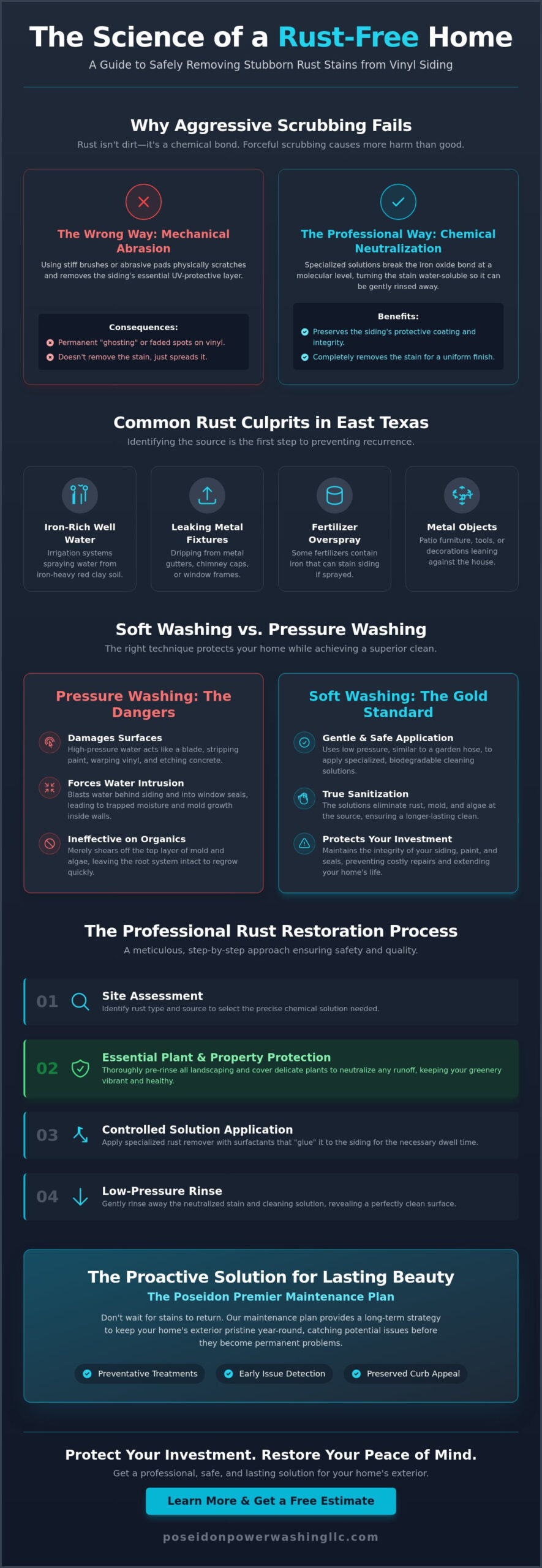 How to Remove Rust Stains from Vinyl Siding: The Safe, Scientific Guide