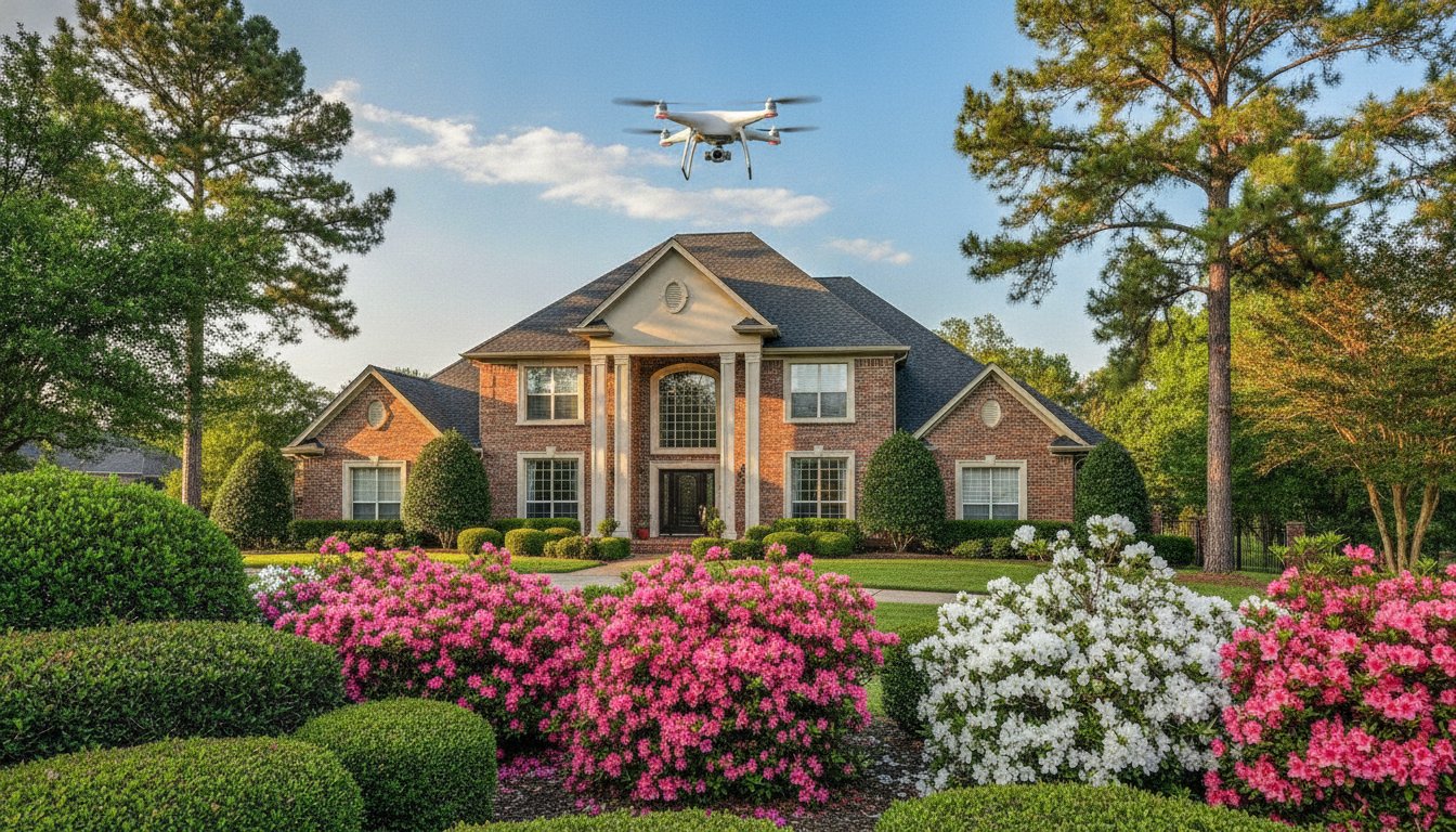 Drone Roof Cleaning in Tyler, TX: The Safe, High-Tech Way to Restore Your Property
